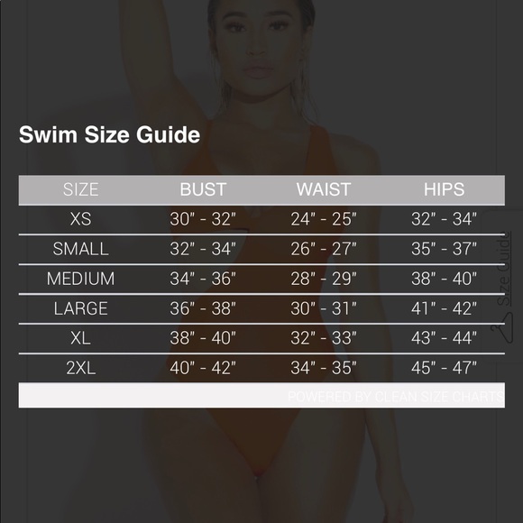 Orange One-Piece Bathing Suit - Picture 3 of 3